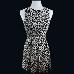 Forever 21 Women’s Classic Style Classic Leopard  Tank Skater Dress
